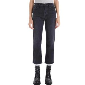 MOTHER The Tomcat Straight Leg Crop Jeans in Lies Lies Lies Size 25